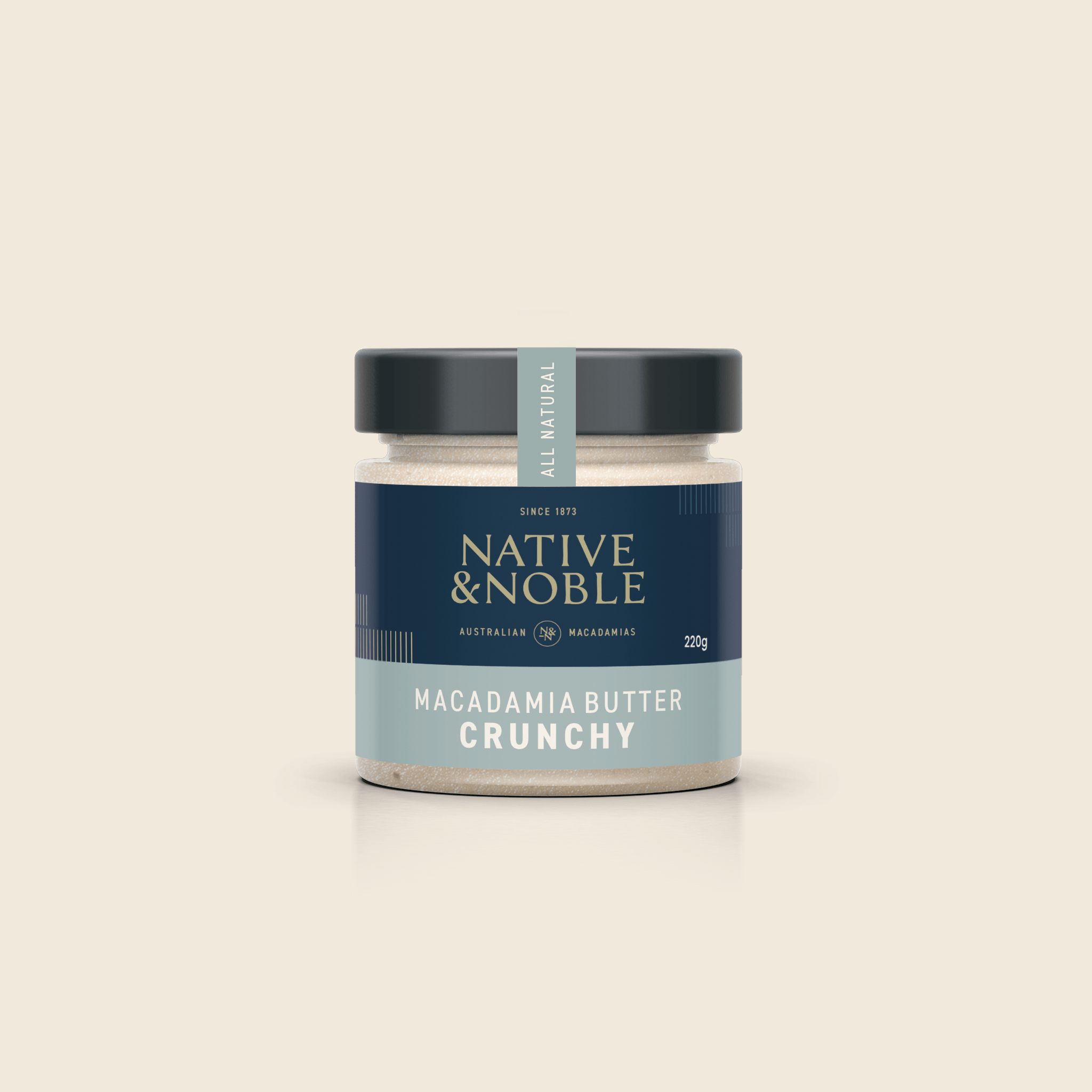 Macadamia Butter, Crunchy - 220g