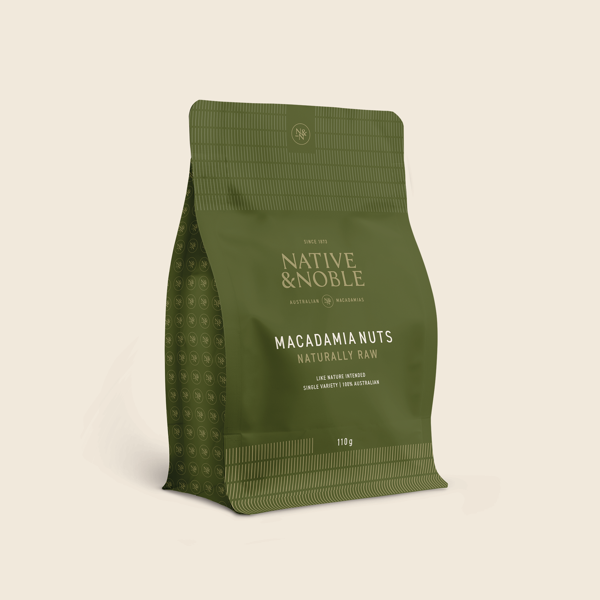 Macadamia Nuts, Naturally Raw - 110g