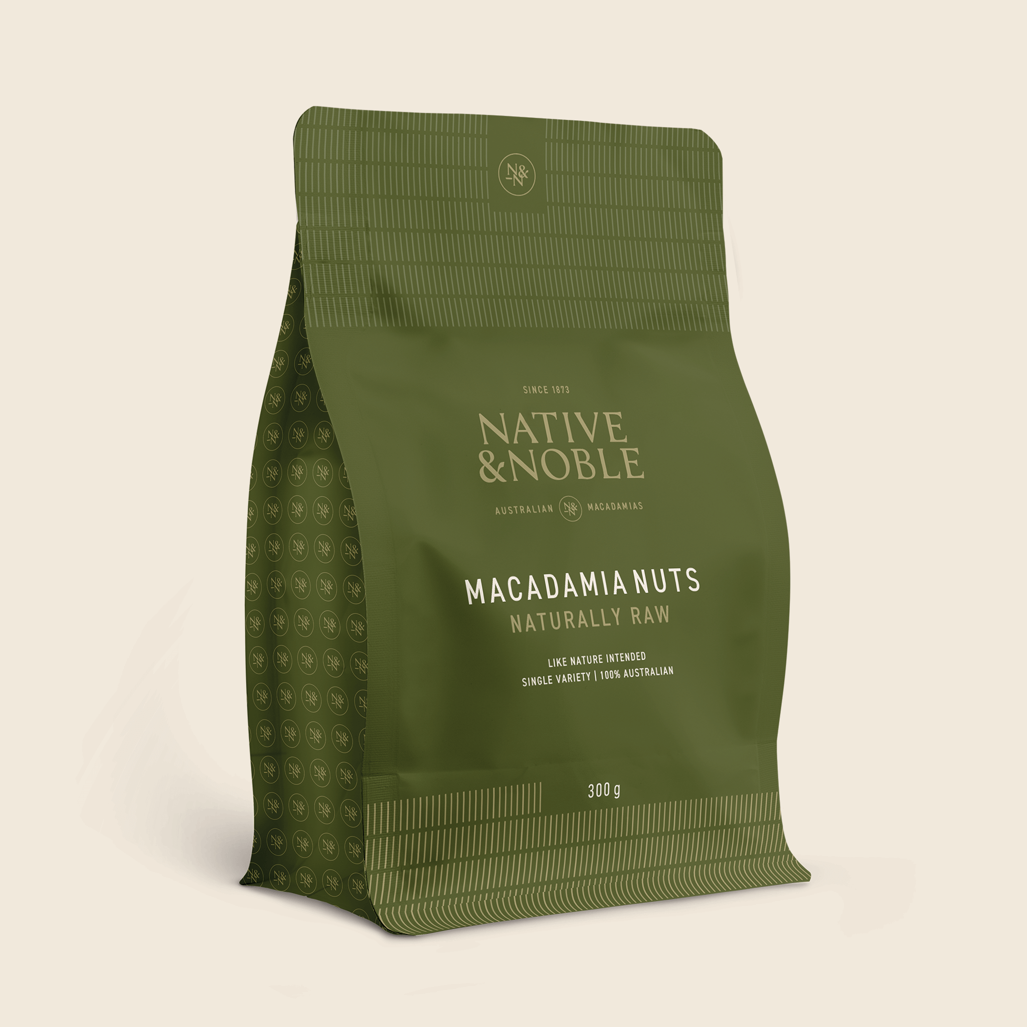 Macadamia Nuts, Naturally Raw - 300g