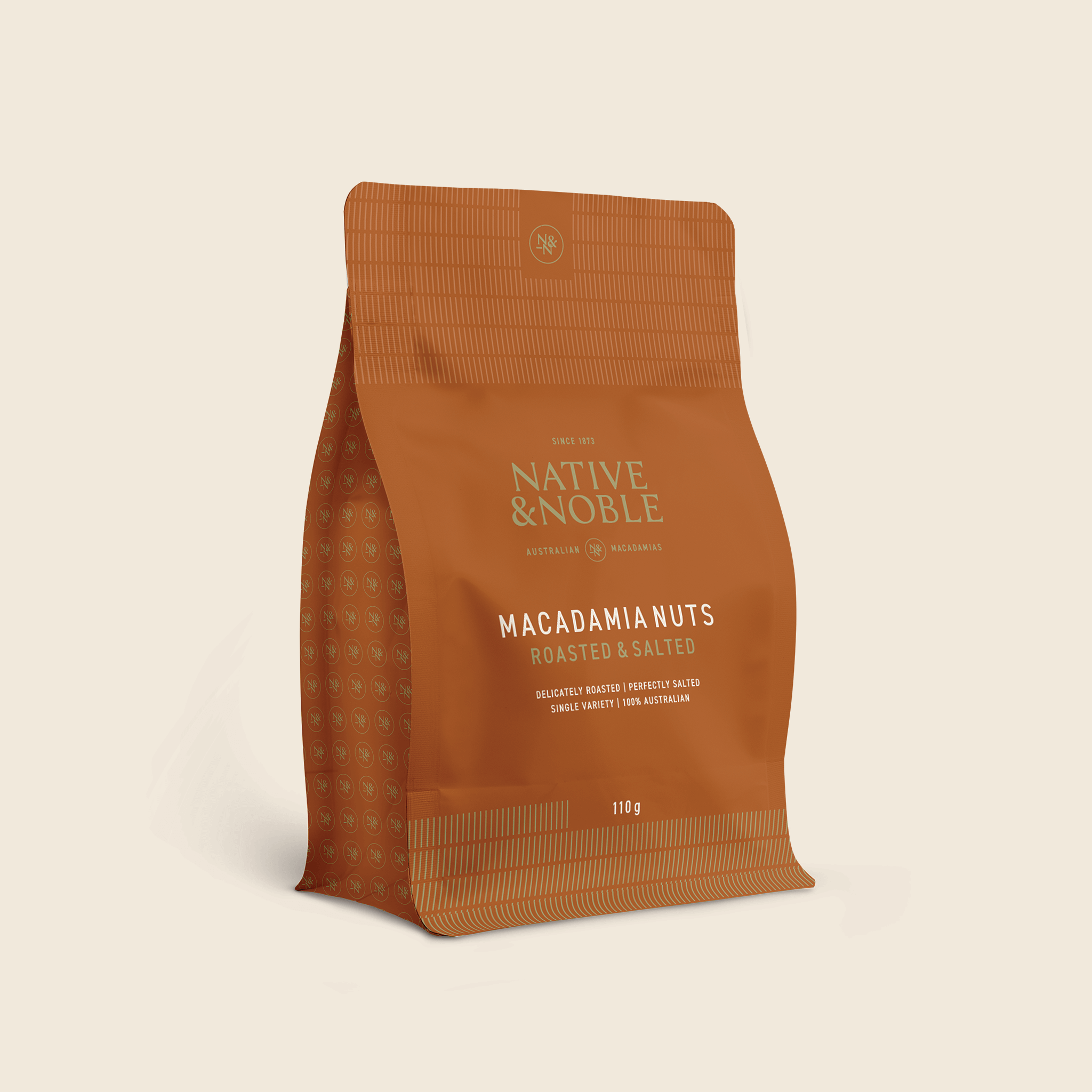 Macadamia Nuts, Roasted & Salted - 110g